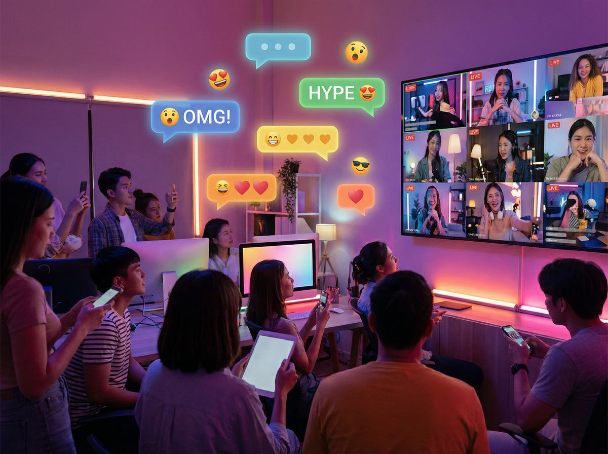 玩物社区传媒直播互动